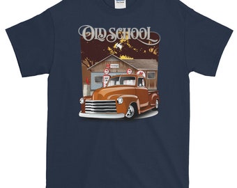 Bruin Old School T-shirt Chevrolet Pick-up Truck uit 1948