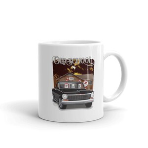 1962 Black Chevy II Nova Old School Coffee Mug
