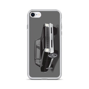 1966 Black Chevy II Nova Cell Phone iPhone Cell Phone Case