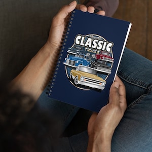 Classic Chevrolet Trucks Vintage Chevy Pickups Spiral notebook