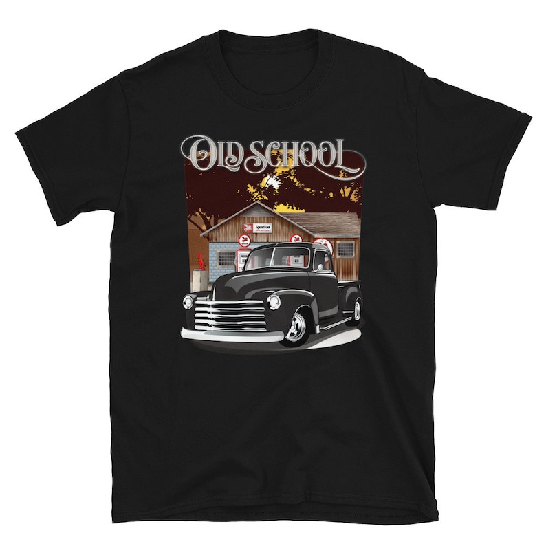 1948 Black Chevy Pickup Truck Old School Shirt - Etsy