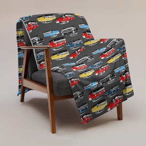 Chevrolet Bel Air Chevy BelAir Trifive Tri five Classic Muscle Car Throw Blanket