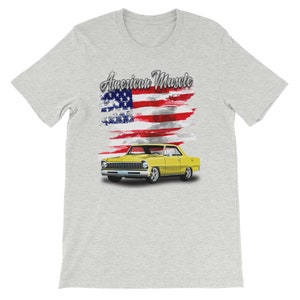 American Muscle Yellow 1967 Chevy II Nova Shirt