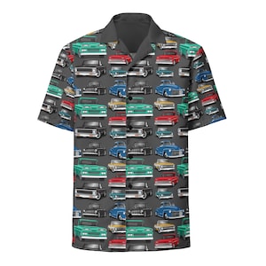 Vintage Chevy Truck Chevrolet c10 pick up  pickup button up shirt