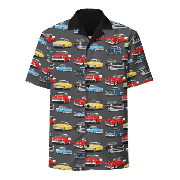 Chevrolet Bel Air Chevy BelAir Trifive Tri fünf Classic Muscle Car Button-Down-Shirt