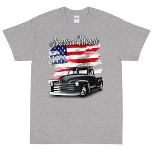 1948 Black Chevrolet Pick Up Truck American Muscle Printed T-shirt Shirt