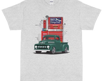 1951 Blue Ford Pickup Truck Garage 