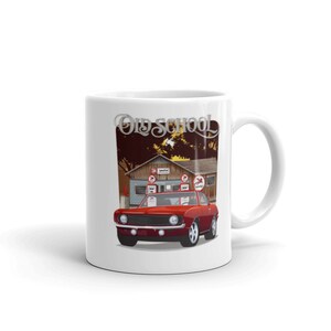 1969 Red Chevy Camaro Dual Printed Coffee Mug
