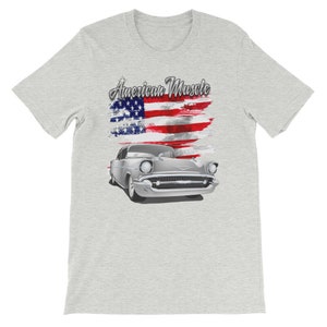 American Muscle 57 Silver Chevy Bel Air Shirt