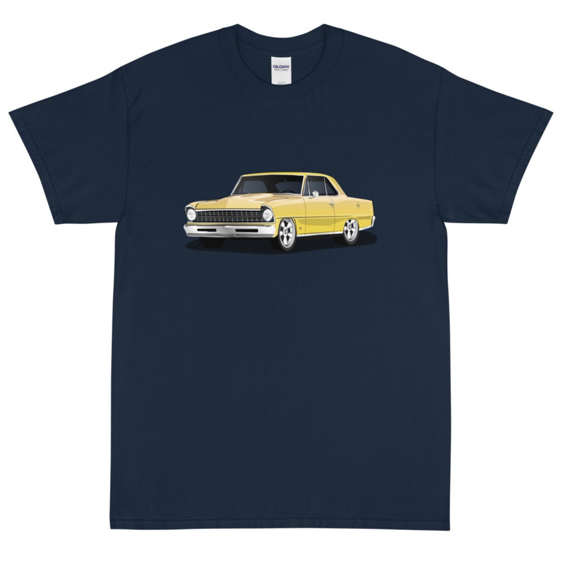 1967 Butternut Yellow Chevy Nova Printed Tshirt Shirt Etsy