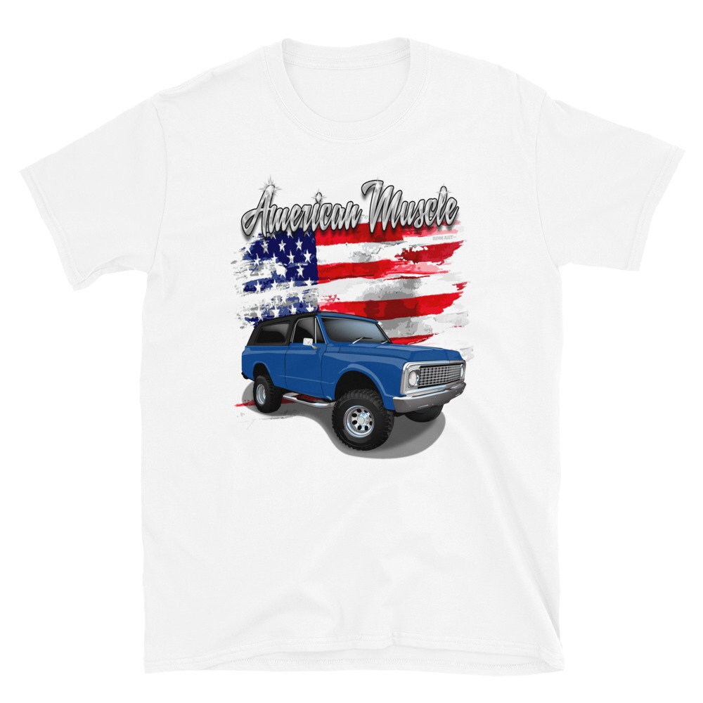 1972 Blue Chevy K10 Blazer 4X4 American Muscle Shirt Shirt - Etsy