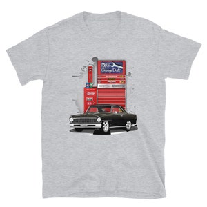 1967 Black Chevy II Nova Garage Built Shirt Shirt