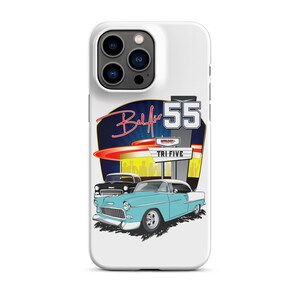 1955 Skyline Blue & White Chevy Bel Air Snap case for iPhone®