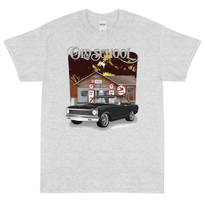 1963 Tuxedo Black Chevrolet Chevy II Nova Old School Printed T-Shirt