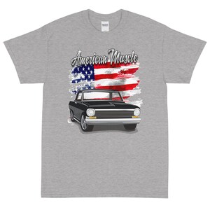 1963 Black Chevy II Nova American Muscle Printed T-Shirt Shirt