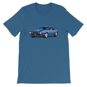 1968 Blue Chevrolet Camaro Shirt 68 Chevy Camaro RS SS Z28 t-shirt Shirt