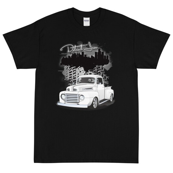 1948 White Ford Pickup Truck Detroit Iron Printed T-shirt | Etsy