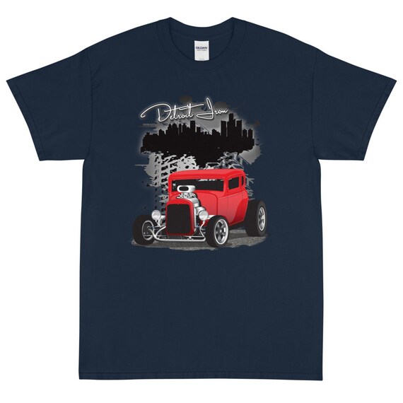 1932 Red Chevrolet Coupe Hotrod Detroit Iron Printed T-shirt | Etsy