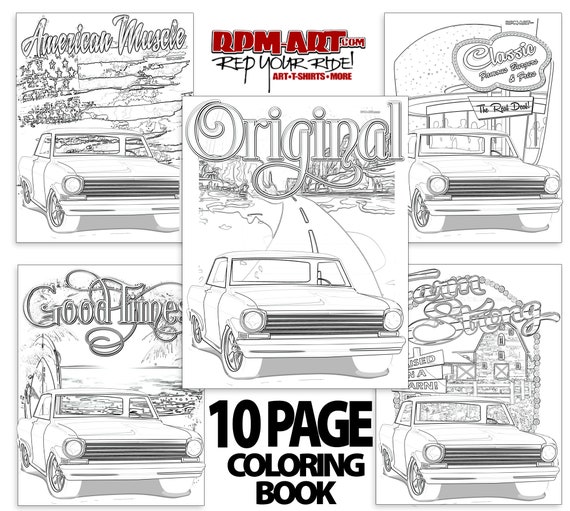 Chevy Nova Coloring Pages