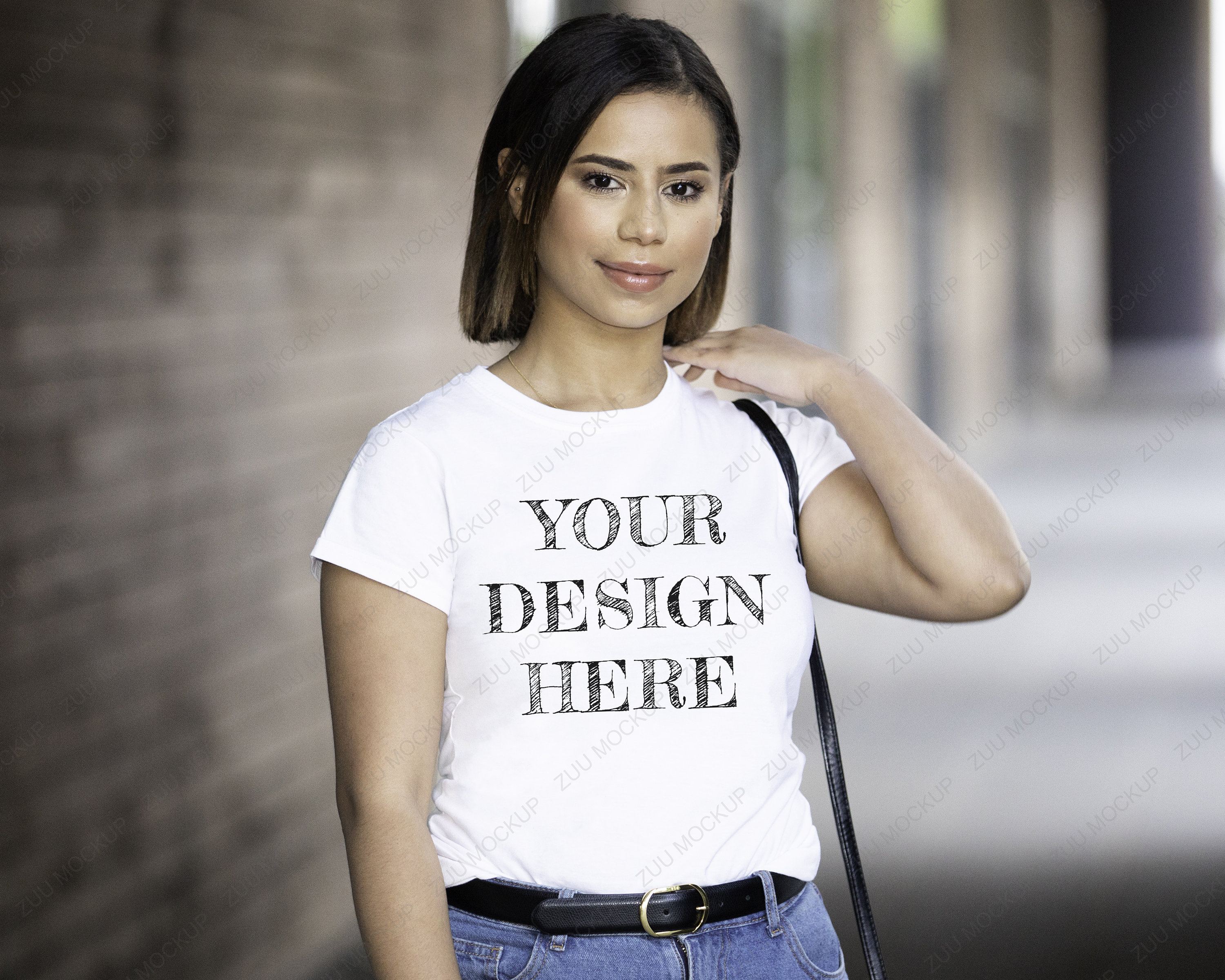 Download Mockup White Tshirt mockup Model mockup T Shirt Mockup | Etsy