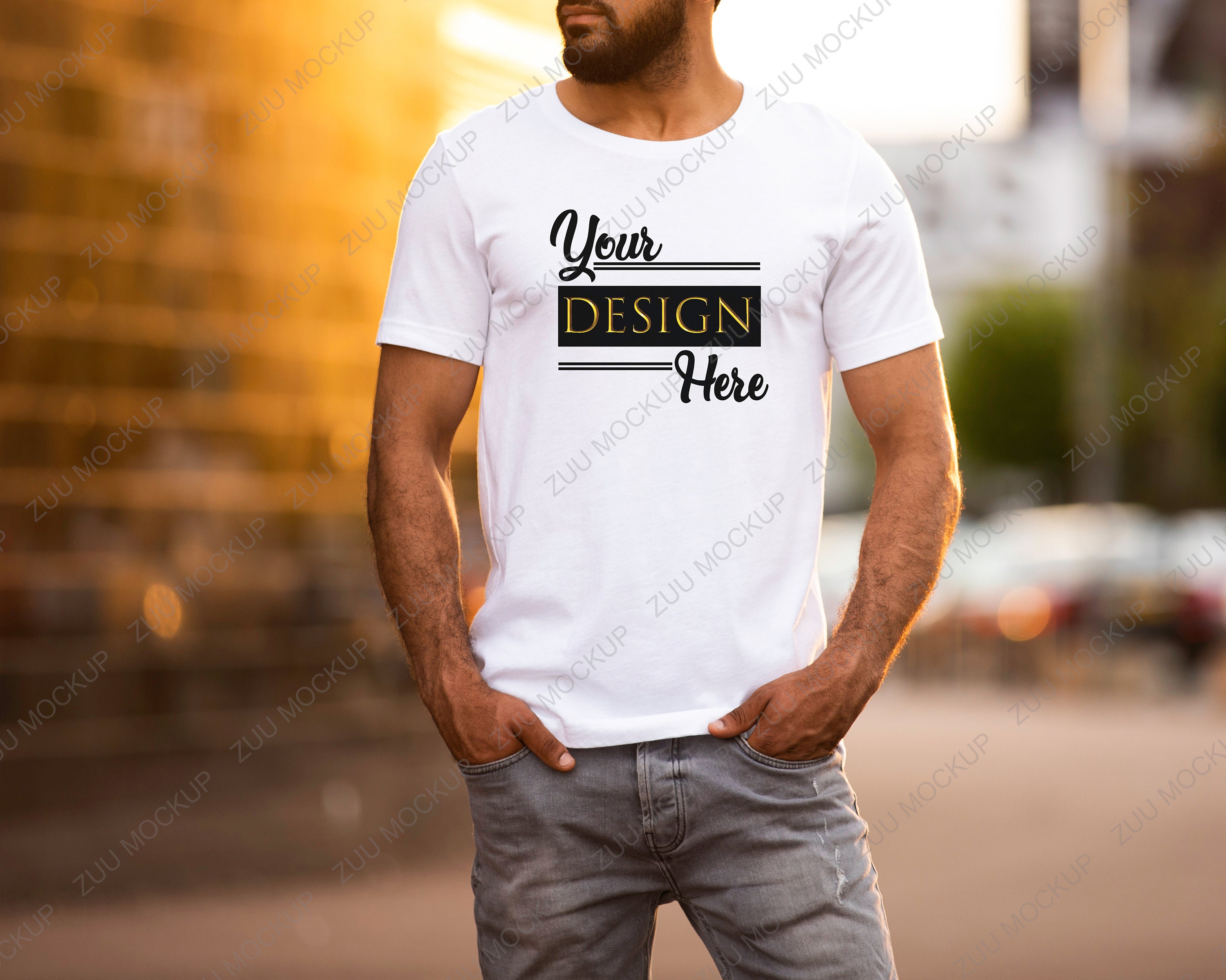 Download Tshirt Mockup White T Shirt Mock Up Shirt Mock Up Modern Shirt Mockitup Blank Digital Image