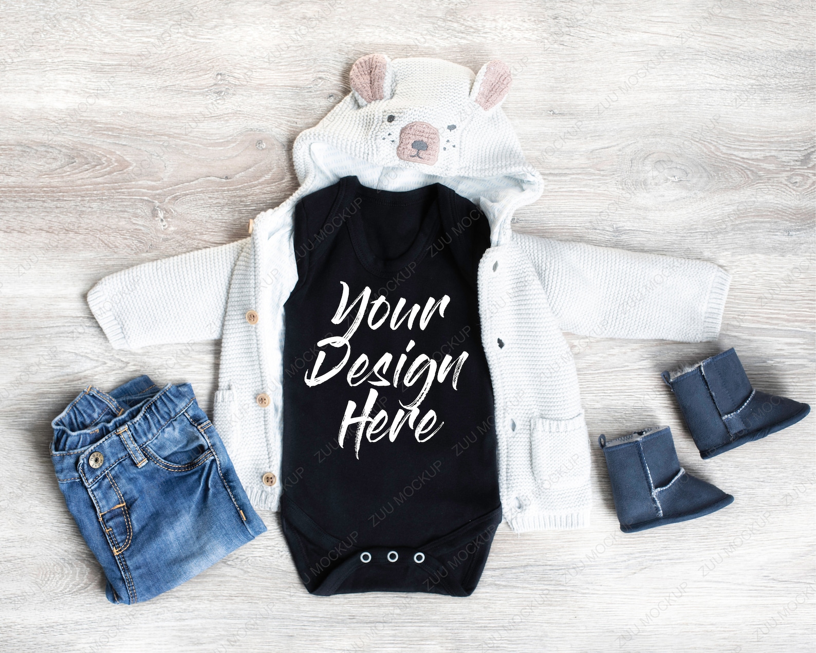 Onesie Mock up Flat Lay Baby Tshirt Mockup JPG File Black Baby Etsy