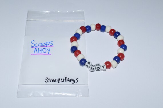 Scoops Ahoy Stranger Things Bracelet Etsy