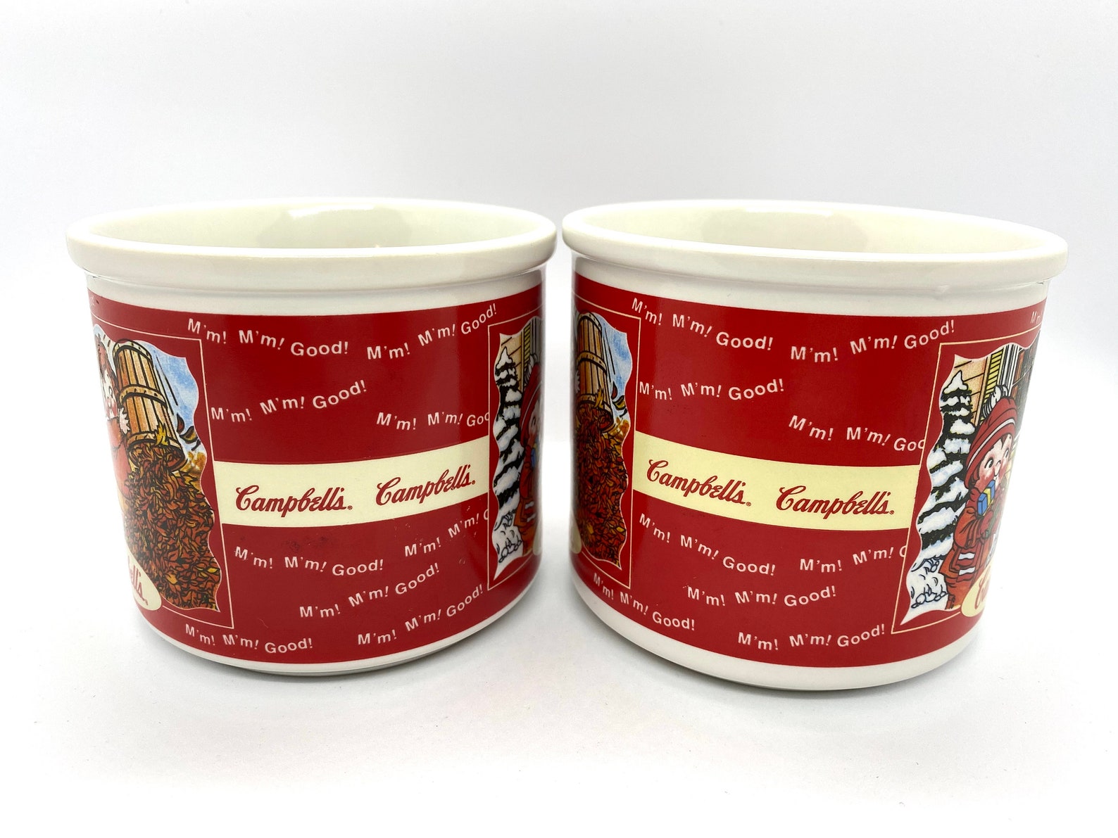 Campbell's Soup Mug Set Vintage Campbells Soup Cups 1998 Etsy