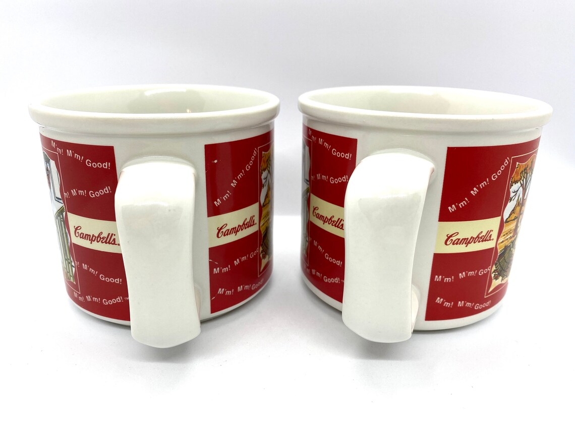 Campbell's Soup Mug Set Vintage Campbells Soup Cups 1998 Etsy