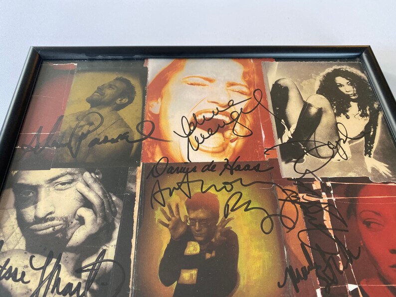 Rent Broadway Poster Signed by Complete Original Cast 1996 Etsy