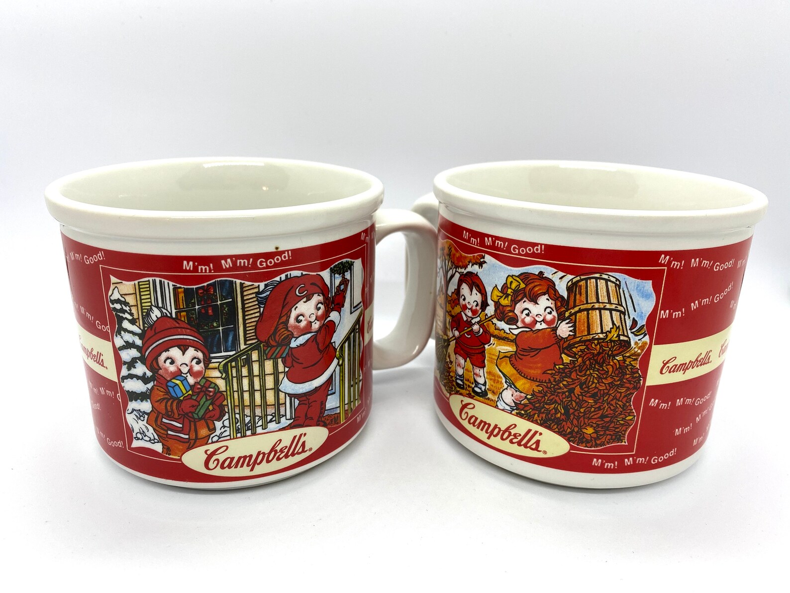 Campbell's Soup Mug Set Vintage Campbells Soup Cups 1998 Etsy