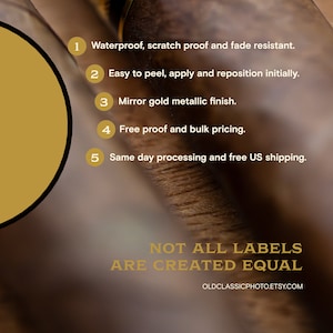 Our birthday gold cigar labels benefits.