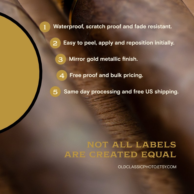 Our birthday gold cigar labels benefits.