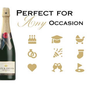 Champagne Labels for any occasion.