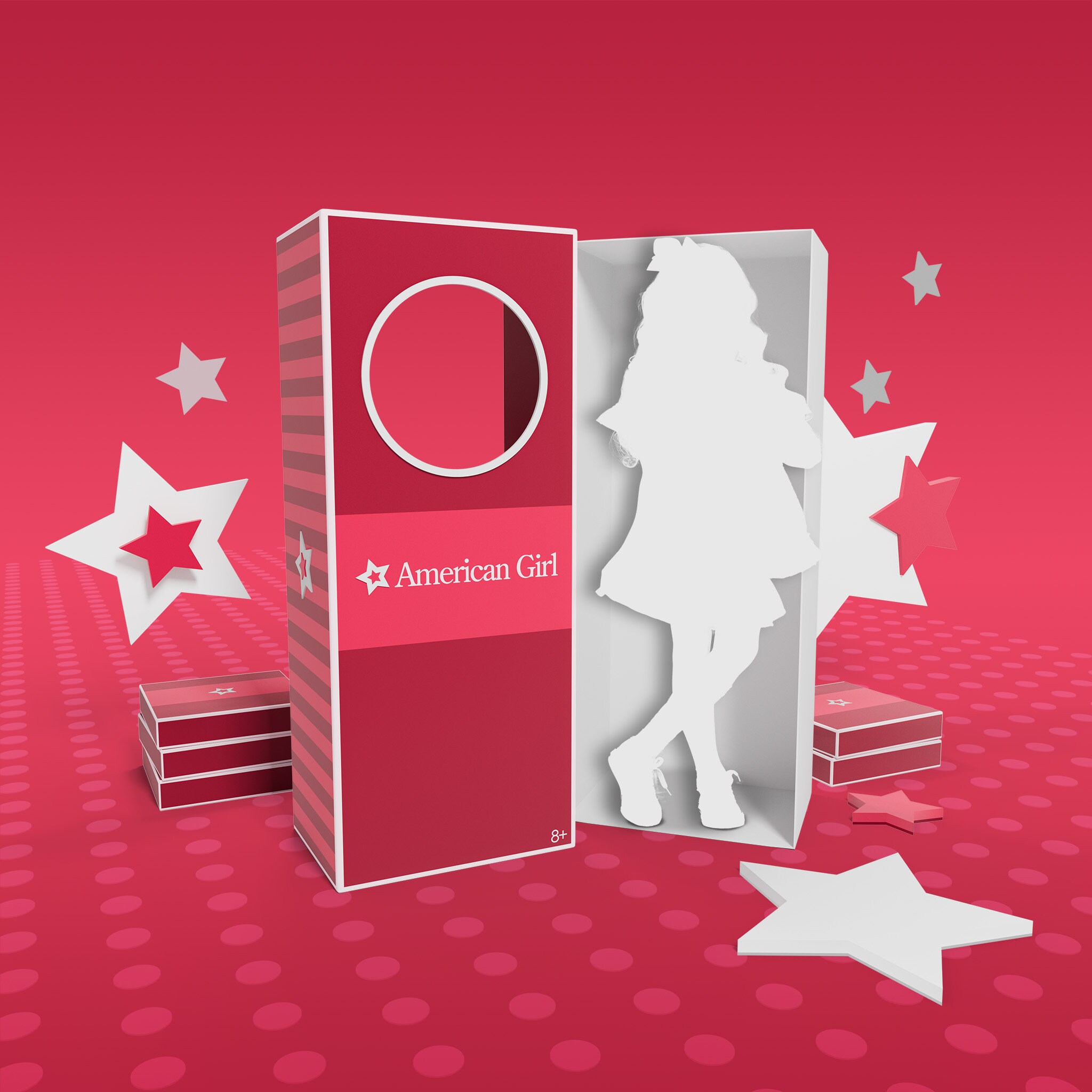 American Girl Doll Box Digital Background Backdrop and Etsy