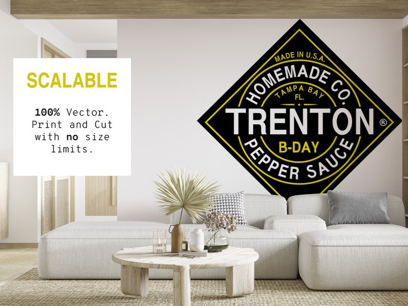 Hot Sauce Label Template. Easy to Customize and Print Pepper Etsy