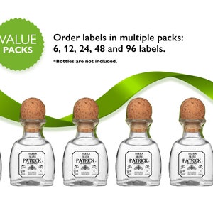 Custom Patron Labels. Durable Label. Value Packs.