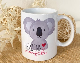 Tasse Koala Herzensmensch