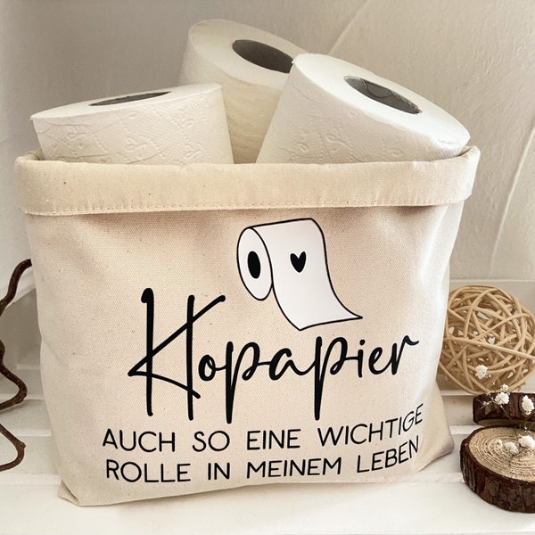 Utensilo Klopapier, Aufbewahrung Toilettenpapier