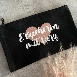 Mäppchen - Erzieherin mit Herz / Abschiedsgeschenk Kindergarten / sinnvolle Geschenke für Erzieherinnen