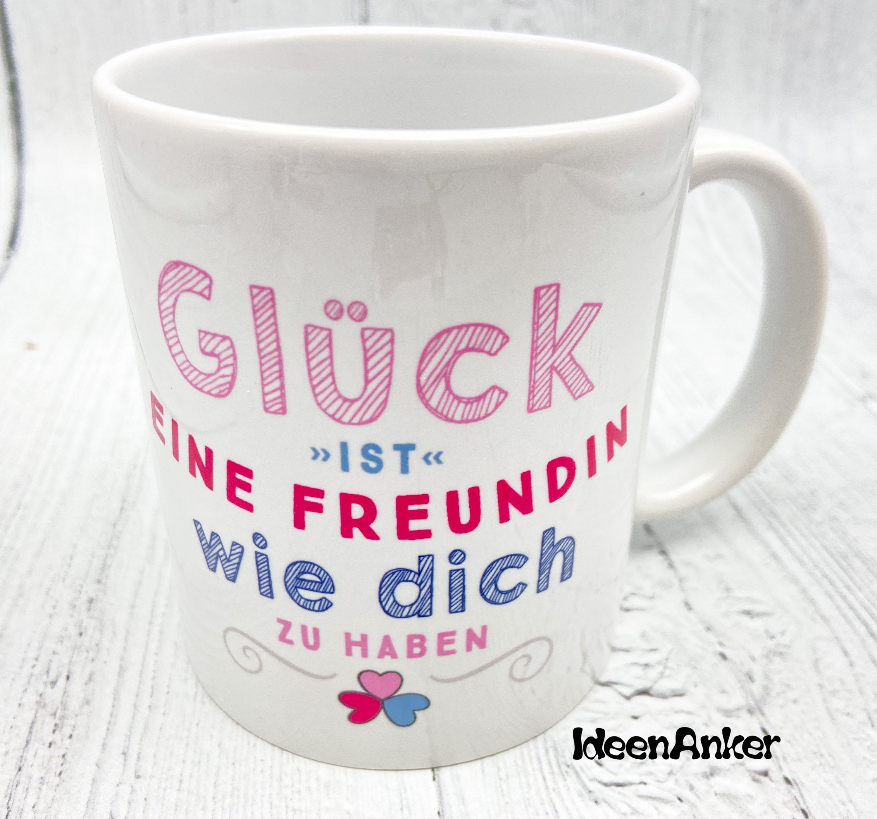 Tasse Glück ist eine Freundin wie dich zu haben Etsy