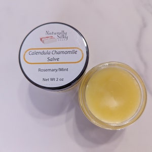 Calendula Chamomile Salve - Herbal Salve, Eczema Balm, Dry Skin Balm