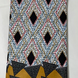 Woodin African Wax Print Fabric: Ankara Cotton (Per Yard)