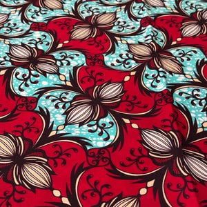 African Fabric / Julius Holland /100% Cotton / Ankara fabric / wax print / (Per yard)