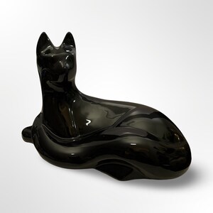 ハミルトンコレクション 猫の置物 ブラックキャット割れ物では
