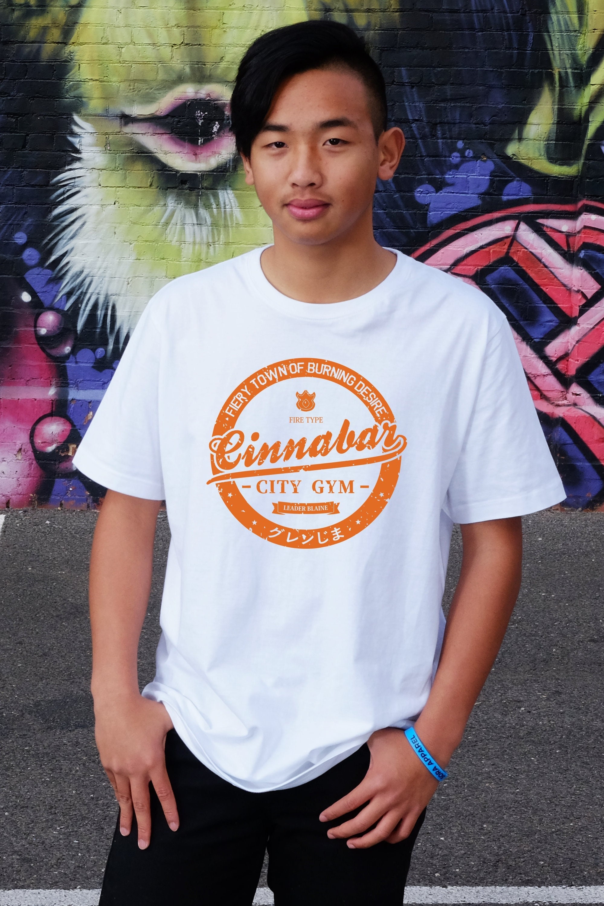 Pokemon Cinnabar City Gym T-shirt Fire 