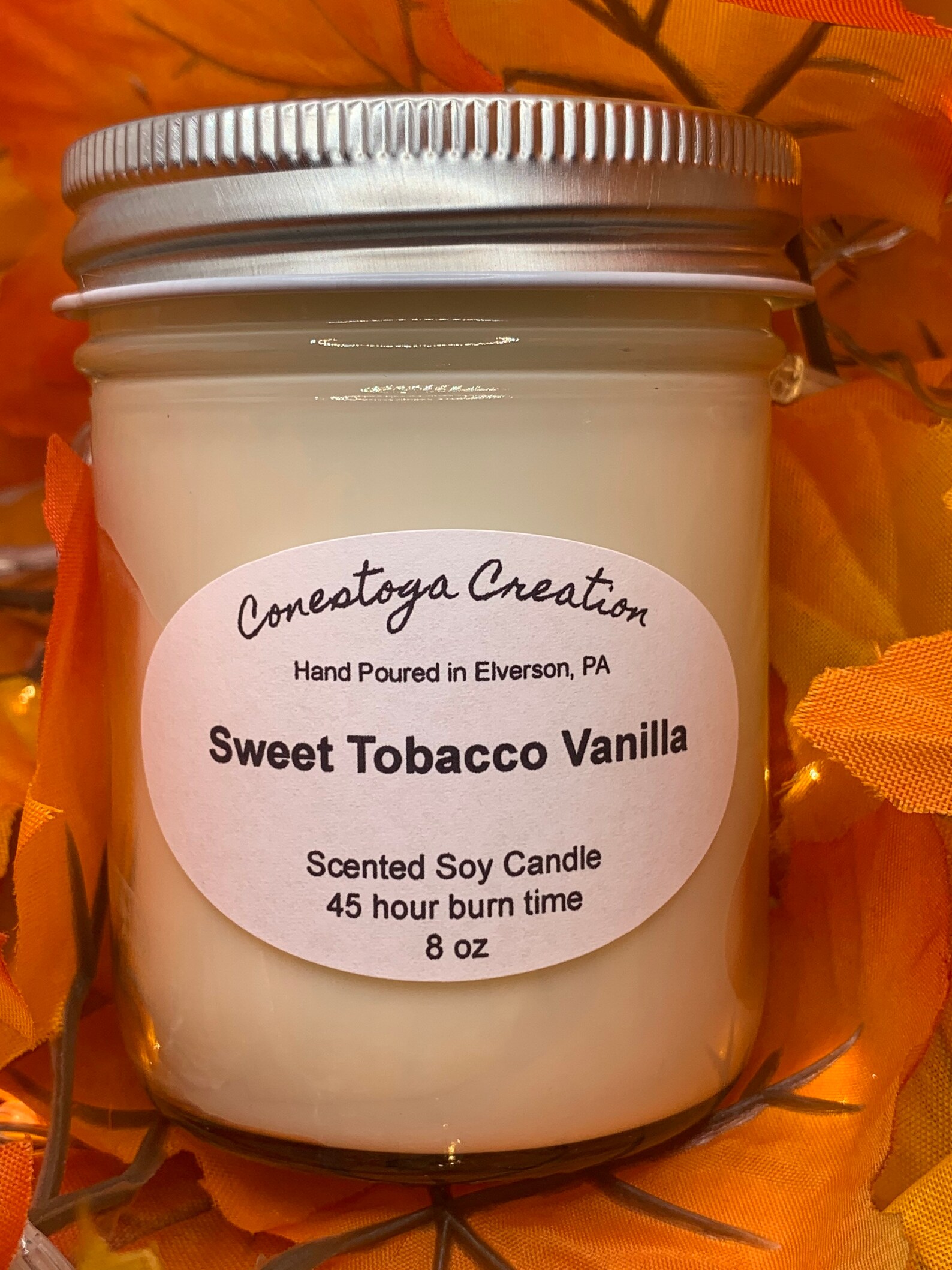 Sweet Tobacco Vanilla Scented Candle Fall Scents Year Round Etsy