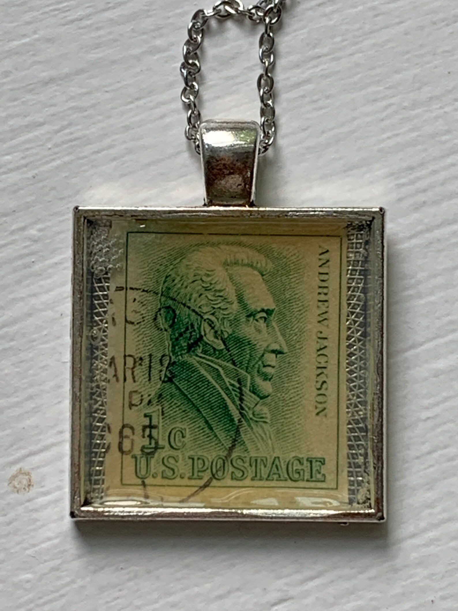 Andrew Jackson 1 Cent Stamp Worth - jw7ou3f