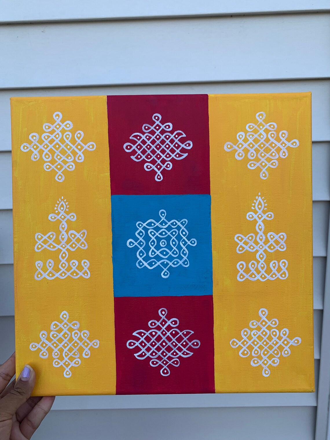 Kolam Backdrop Kolam Home Decor Kolam Designs Rangoli - Etsy