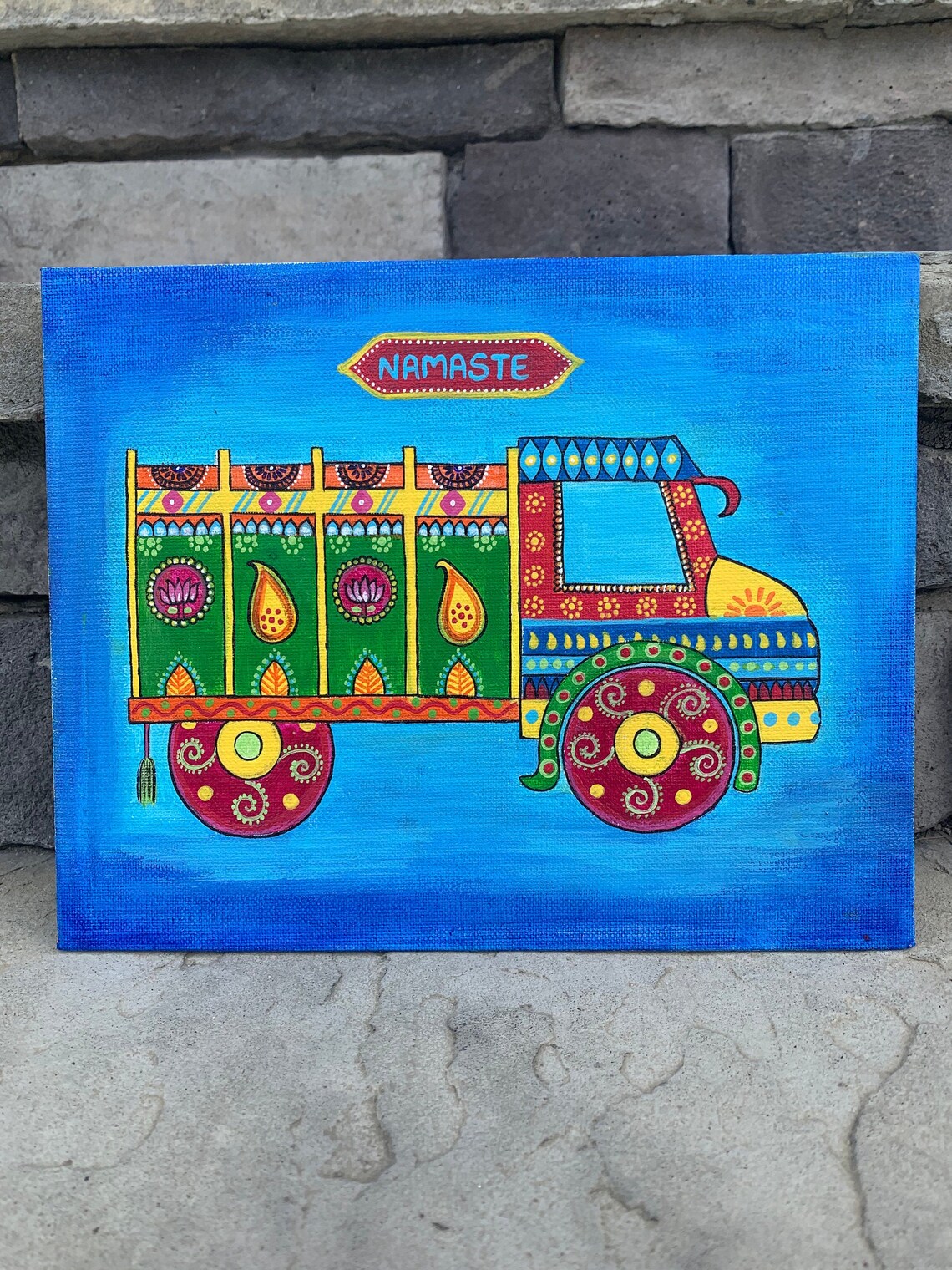 Truck Art Indian Truck Indian Lorry Goods Carrier Trucks Etsy
